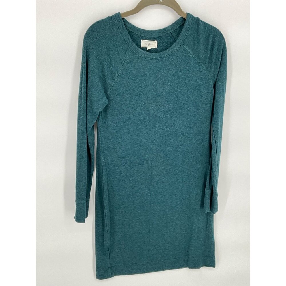 Anthropology‎ Lou & Grey Women's Dark Teal Long Sleeve Dress Small Dress